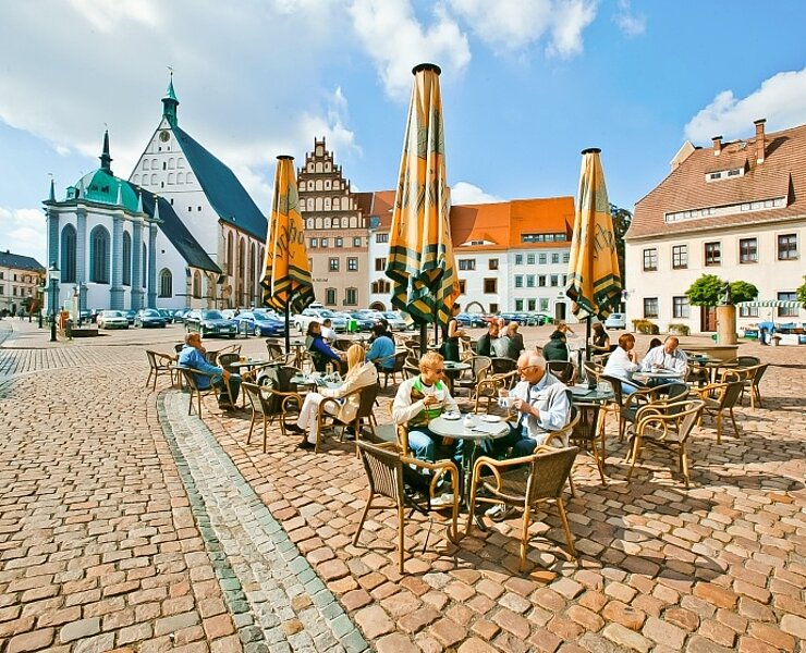Untermarkt mit Dom St. Marien und Stadt- und Bergbaumuseum (Silberstadt® Freiberg_Ralf Menzel)