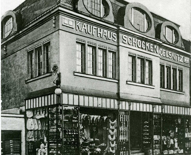 Das Kaufhaus "Schocken" - um 1910 ()
