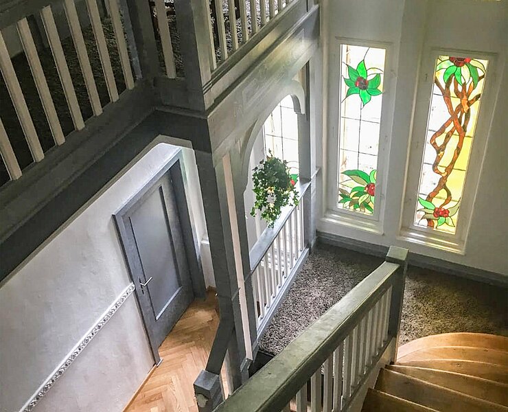 Treppenhaus Aufgang (Christine Sebele)