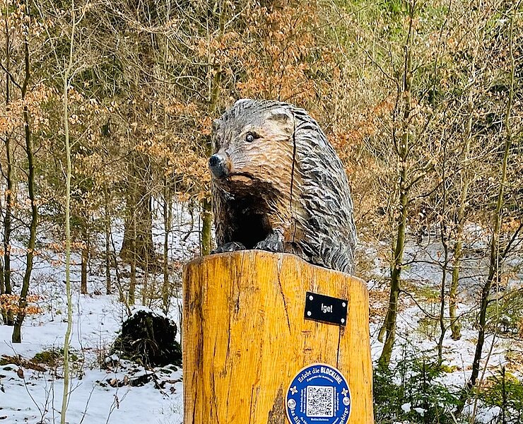 BLOCKLINE - Motivmeilenstein Igel (Tourismusverband Erzgebirge e.V. )