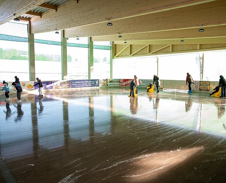 Eis- und Skaterbahn Sportwelt Preußler Kurort Seiffen (Sportwelt Preußler/ Nico Schimmelpfennig)