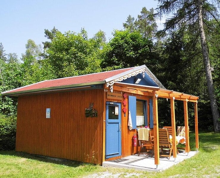 Berghütte im Waldcamping Erzgebirge ()