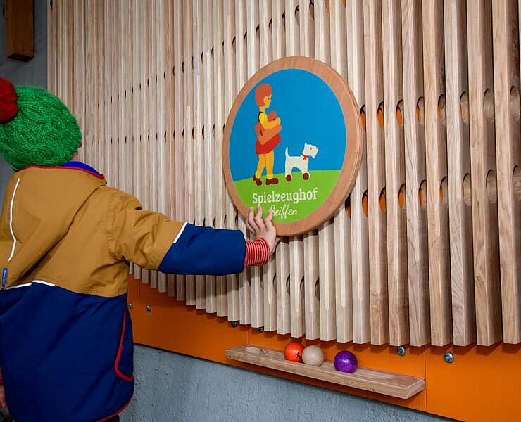 Kugeltour: Kugelbahn Spielzeughof Seiffen (Stiftung Walter K. Werner /Nico Schimmelpfennig)