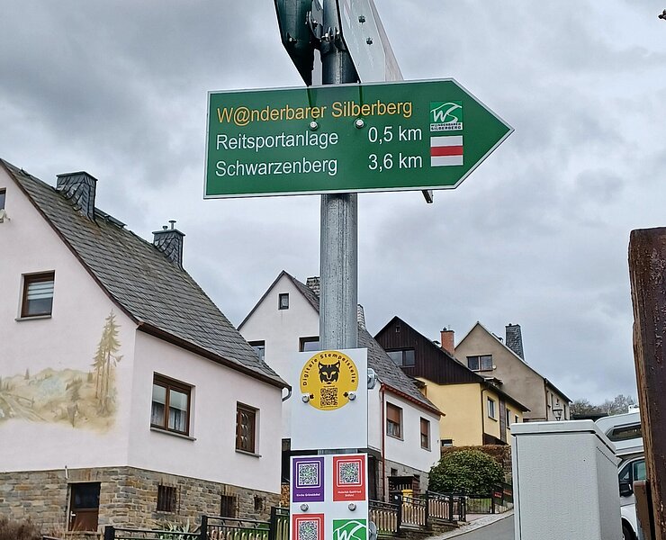 digitale Stempelstelle St. Annen-Kirche Grünstädtel (Wanderbarer Silberberg PM)