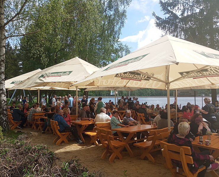 Biergarten am Imbiss und an der Beachbar ()