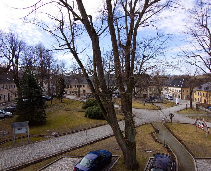 Blick auf den Marktplatz ()