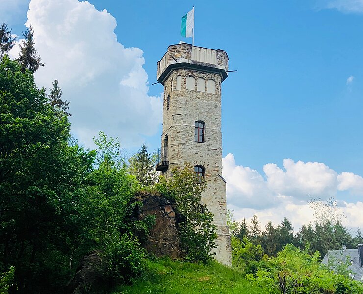 Bismarckturm Thermalbad Wiesenbad (H. Grabenhorst)