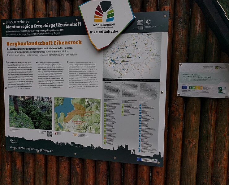 Infotafel Bergbaulandschaft Eibenstock (Henry Pansch)