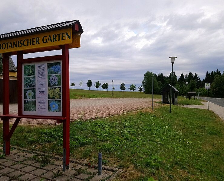 Parkplatz Botanischer Garten (Tourist-Information Altenberg)