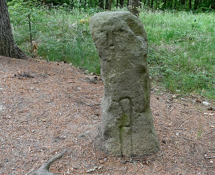 Steinernes Messer in der Dippoldiswalder Heide (J. Raabe)