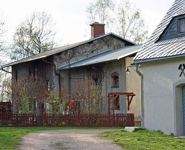 Bergbaulandschaft um Zug / Beschert-Glück Fundgrube - Dampfgöpelhaus (WFE GmbH Annaberg-Buchholz)