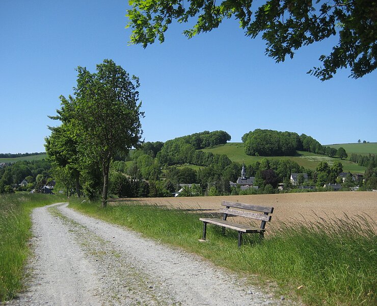 Filialweg in Amtsberg OT Dittersdorf (Corinna Bergelt)