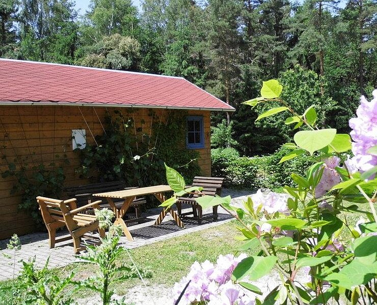 Campinghütte im Waldcamping Erzgebirge ()