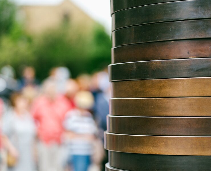 Sean Scully, Coin Stack 2, 2020; Courtesy Sean Scully (Johannes Richter)