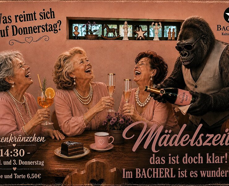 Damenkränzchen im Café Bacherl (Clausnitz) (Bacherl Kultur & Kaffee )
