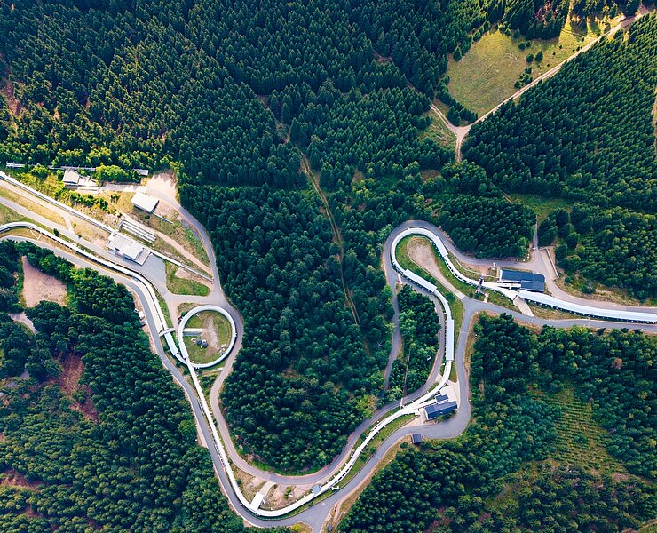 SachsenEnergie-Eiskanal Altenberg - Rennschlitten- und Bobbahn (Egbert Kamprath)