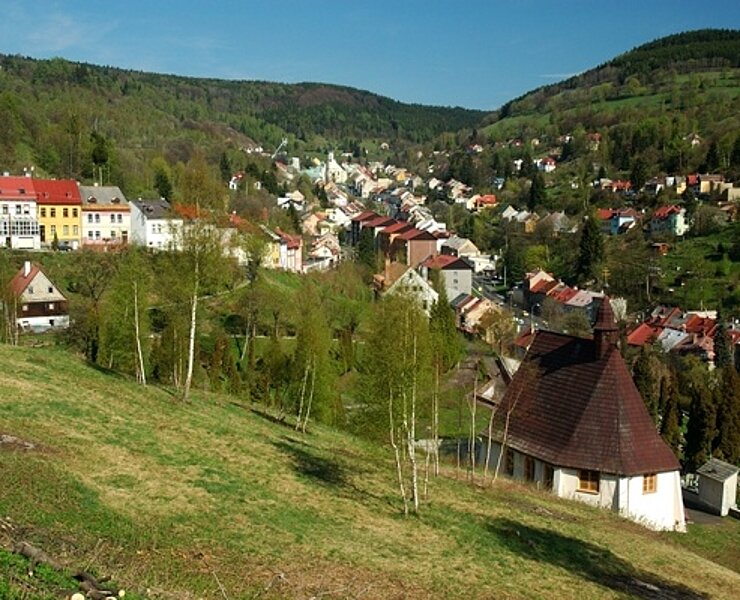 Historische Altstadt St. Joachimsthal - Allerheiligen Spitalkirche (WFE GmbH Annaberg-Buchholz)