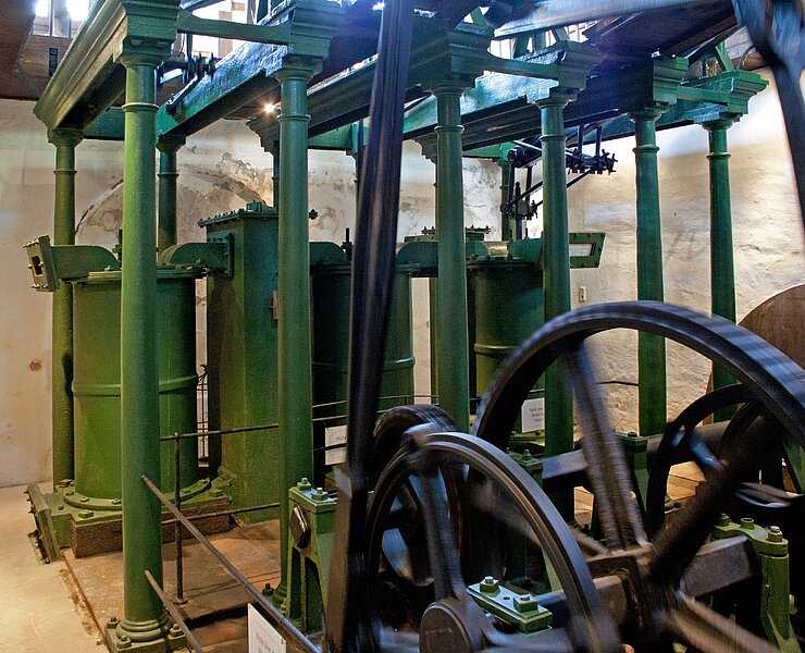 Hüttenkomplex Muldenhütten - Zylindergebläse (WFE GmbH Annaberg-Buchholz)