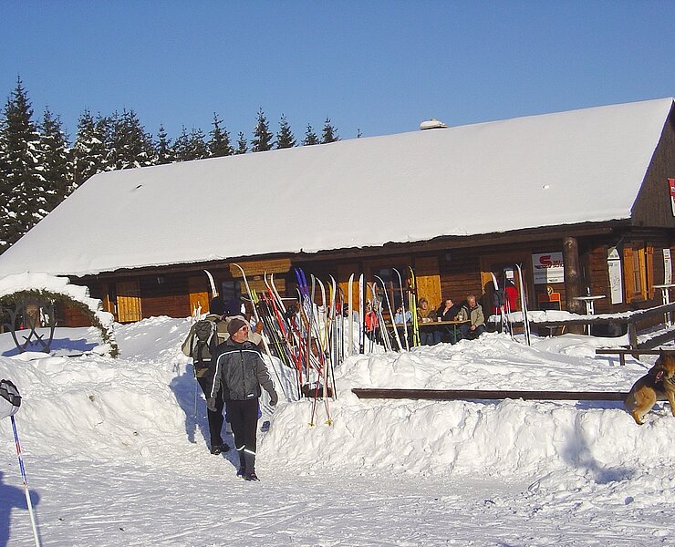 Loipenhaus am Kammloipeneinstieg (Theresa Seidler)
