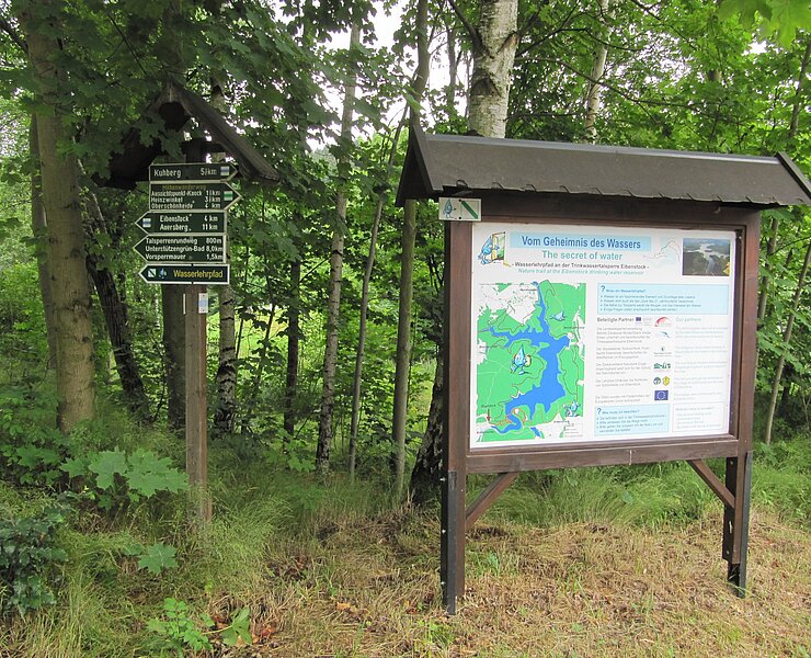 Infotafel am Wasserlehrpfad Eibenstock ()