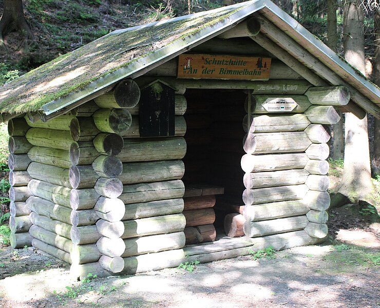 Schutzhütte an der Bimmelbahn (Katja Steigerwald)