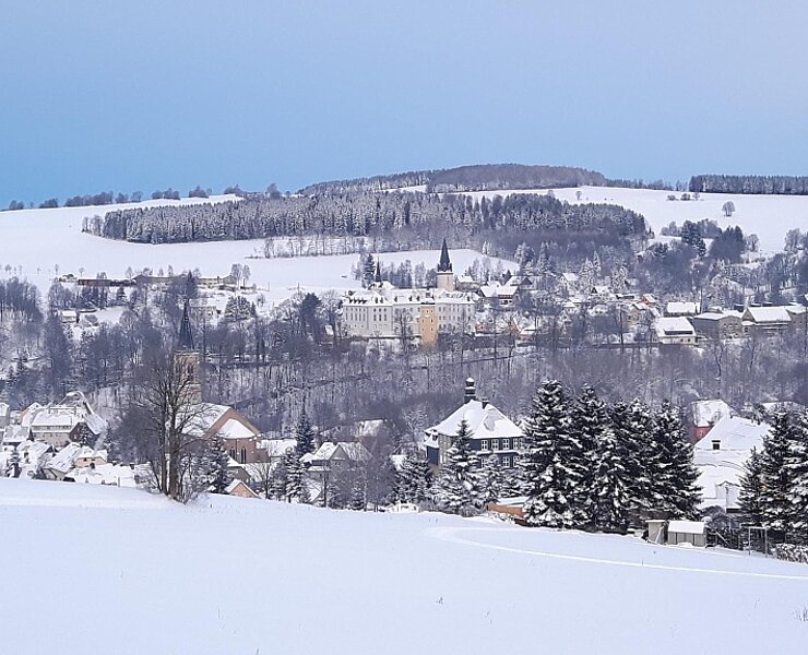 Neuhausen im Winter (Undine Weise, Gemeinde Neuhausen)