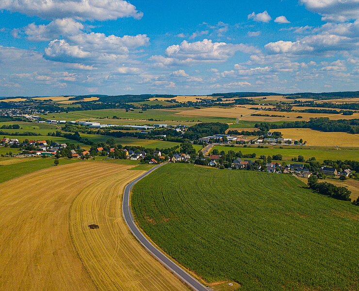 Blick auf Pfaffenhain (Stefan Hubrich)
