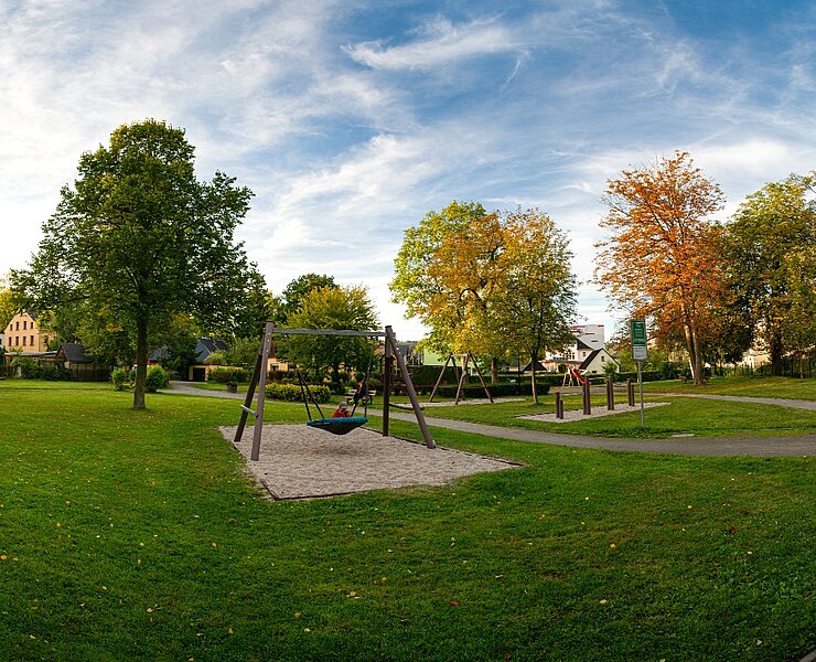Spielplatz an der Apotheke im OT Sehma (Olaf Martin)