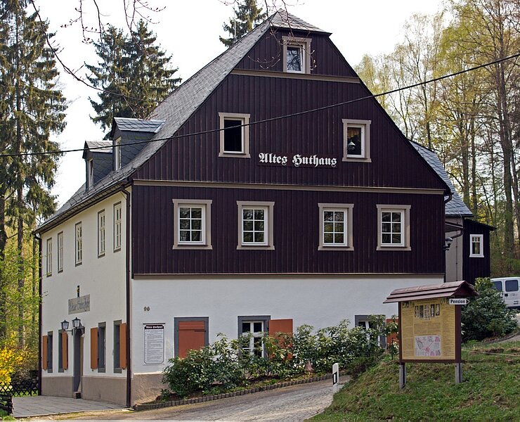 Sachzeugen der Montangeschichte Aue - Huthaus Weiße Erden Zeche (WFE GmbH Annaberg-Buchholz)