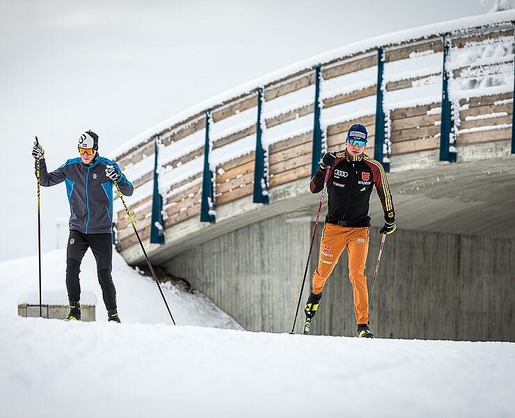 Skilanglauf in der Sparkassen Skiarena Oberwiesenthal (Studio2Media)