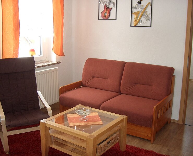 FeWo 1 (Wohnzimmer) Gelenau (Andrea Müller)